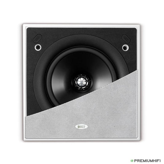 KEF Ci160QS Square In-Ceiling Speaker-🟢 PremiumHIFI audio store