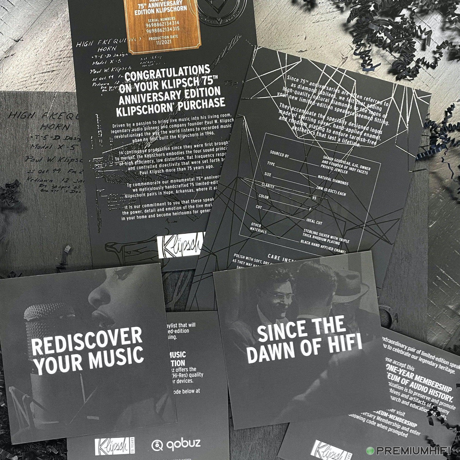 Klipschorn 75th Anniversary SE Pair Floorstanding HI-FI Speakers-🟢 PremiumHIFI audio store