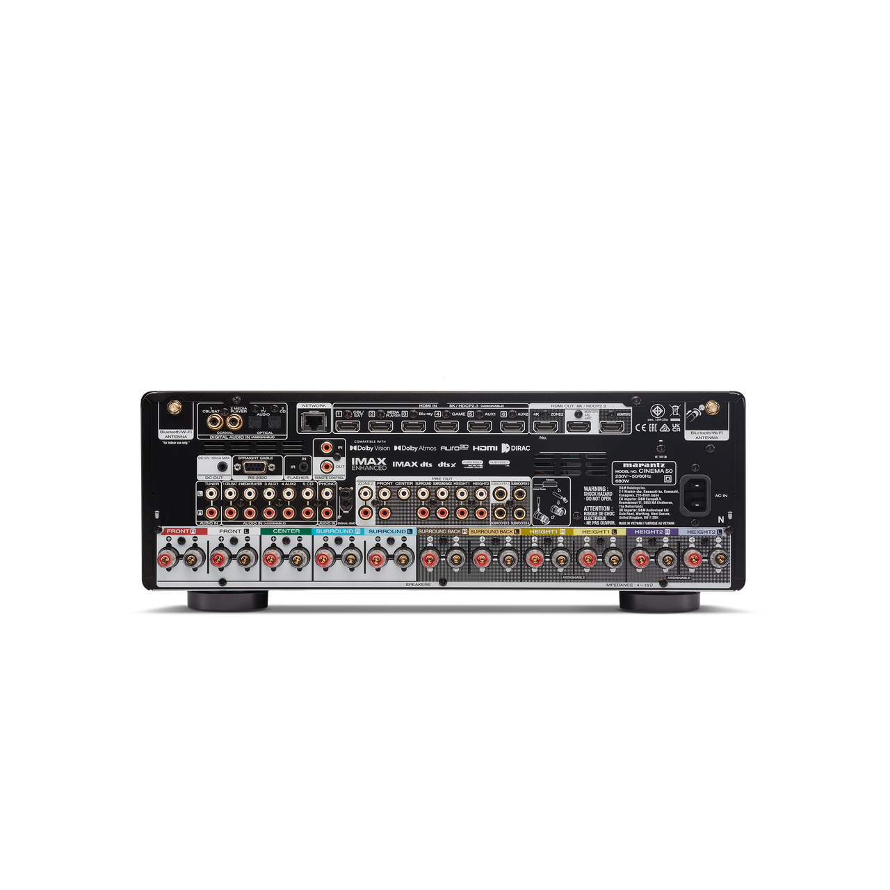 Marantz CINEMA 50 – 9.4 AV Receiver with Dirac-🟢 PremiumHIFI audio store