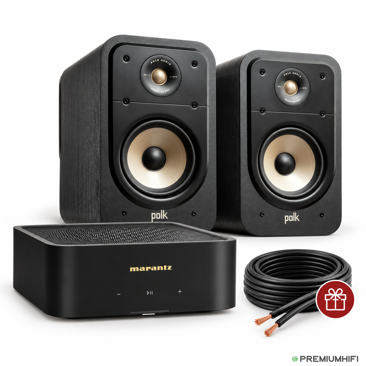 Marantz MODEL M1 + Polk Audio Signature Elite ES20 Black Pair Hi-Fi System-🟢 PremiumHIFI audio store