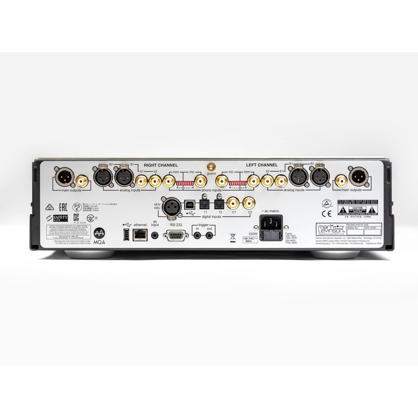 Mark Levinson No5206 – Preamplifier with DAC & Phono-🟢 PremiumHIFI audio store. We craft High Fidelity sound wherever you are