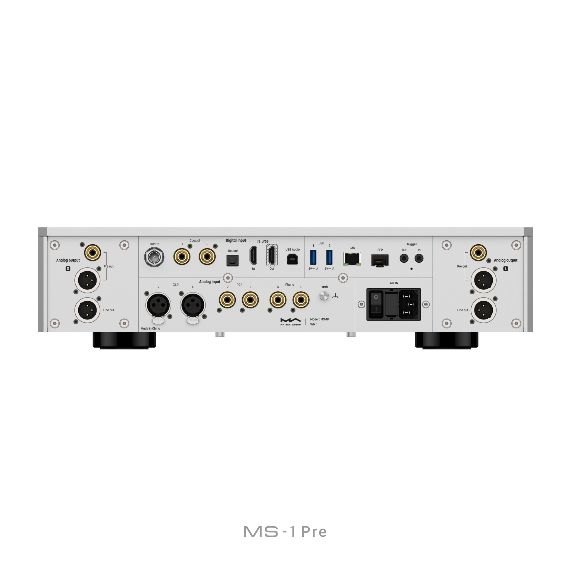 Matrix Audio MS-1PRE Network Streamer with Analog Preamp-🟢 PremiumHIFI audio store