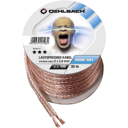 🤘 OEHLBACH Art. No. 108 Speaker Wire SP-25 2x2.5mm2 💯-🟢 PremiumHIFI audio store. We craft High Fidelity sound wherever you are