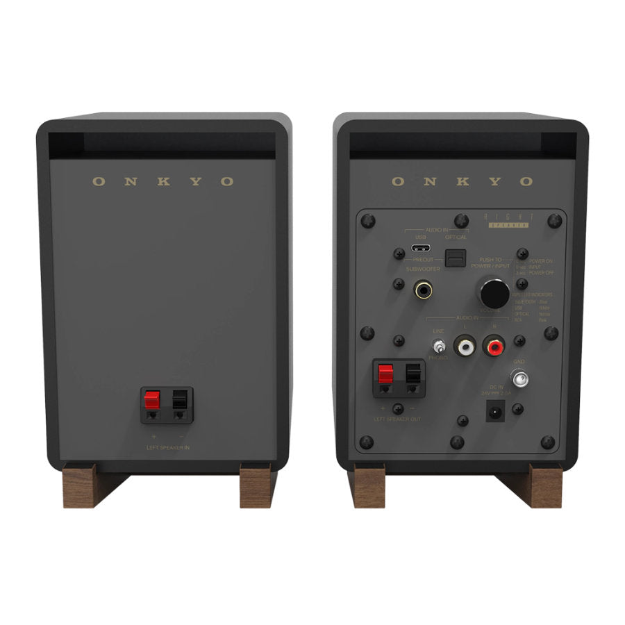 🔊 ONKYO GX10DB Pair 🎵 ⚡ Active bookshelf speakers-🟢 PremiumHIFI audio store. We craft High Fidelity sound wherever you are