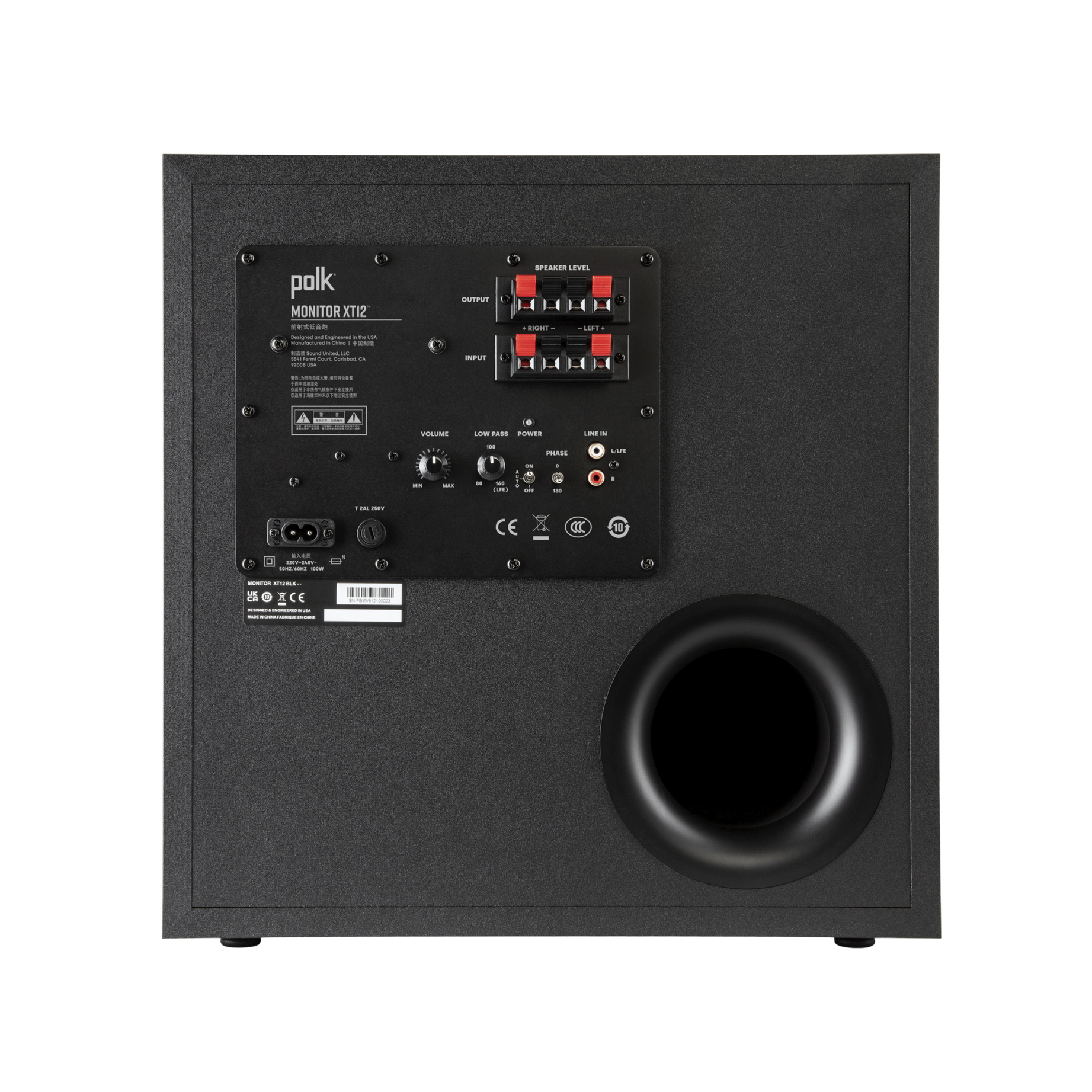 Polk Audio Monitor XT12 Subwoofer-🟢 PremiumHIFI audio store