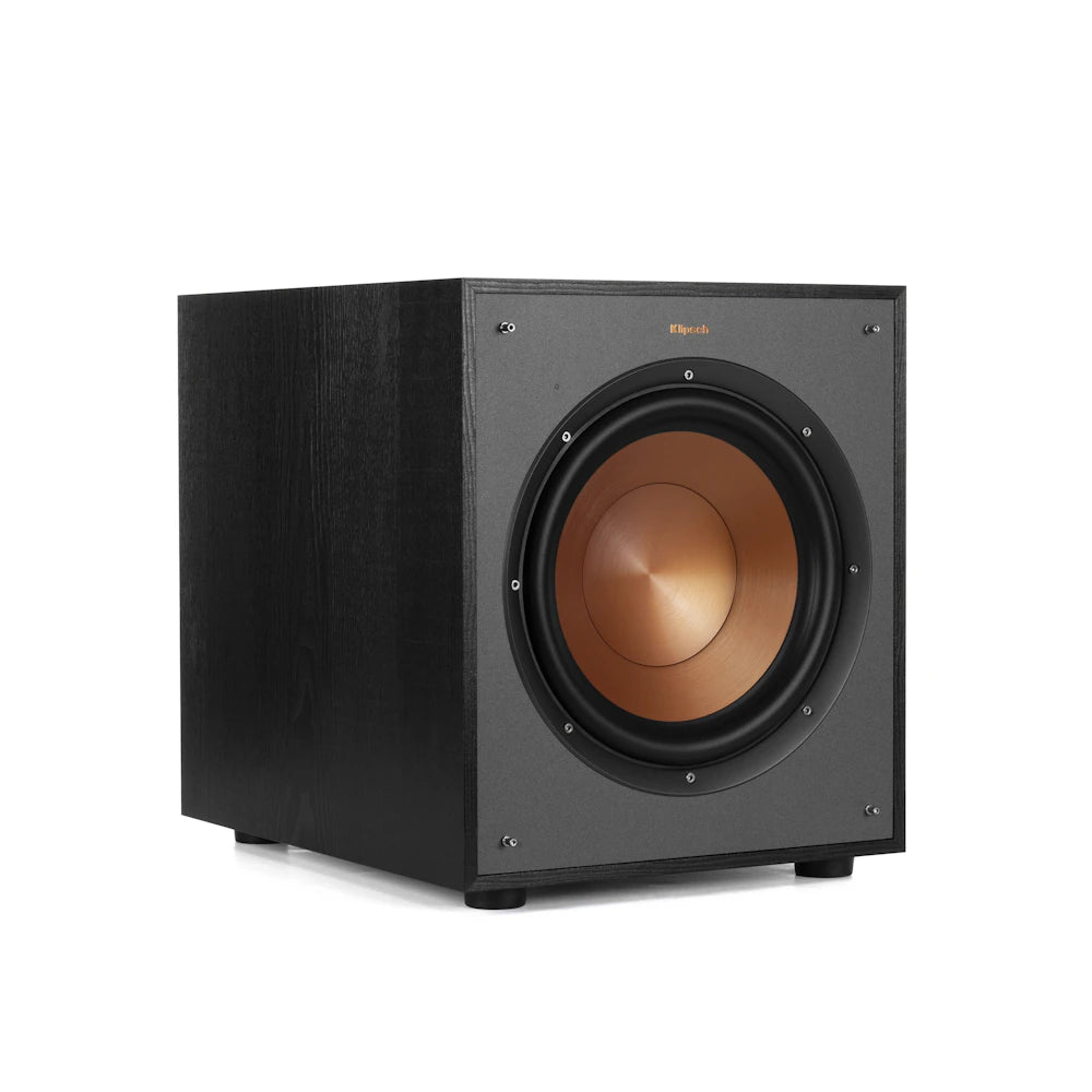 Klipsch R-100SW – angled view