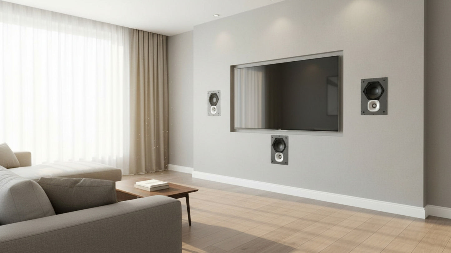 Reflektora audio skatuves pāra fāzes lineārais skaņas panelis