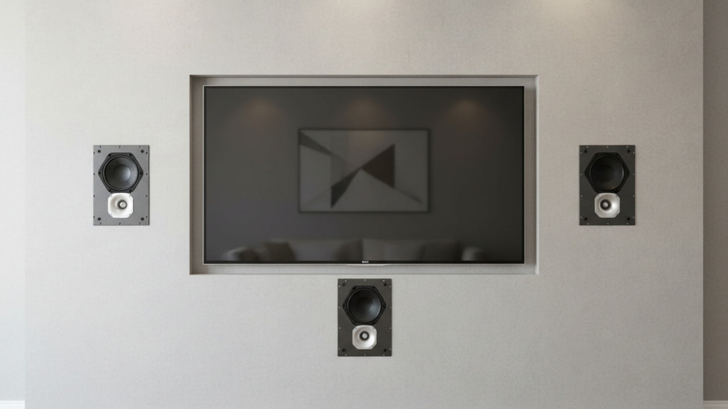 Reflektora audio skatuves pāra fāzes lineārais skaņas panelis