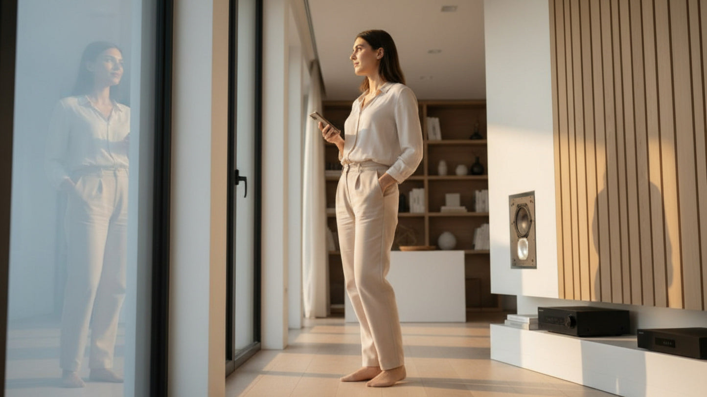 Reflektora audio skatuves pāra fāzes lineārais skaņas panelis