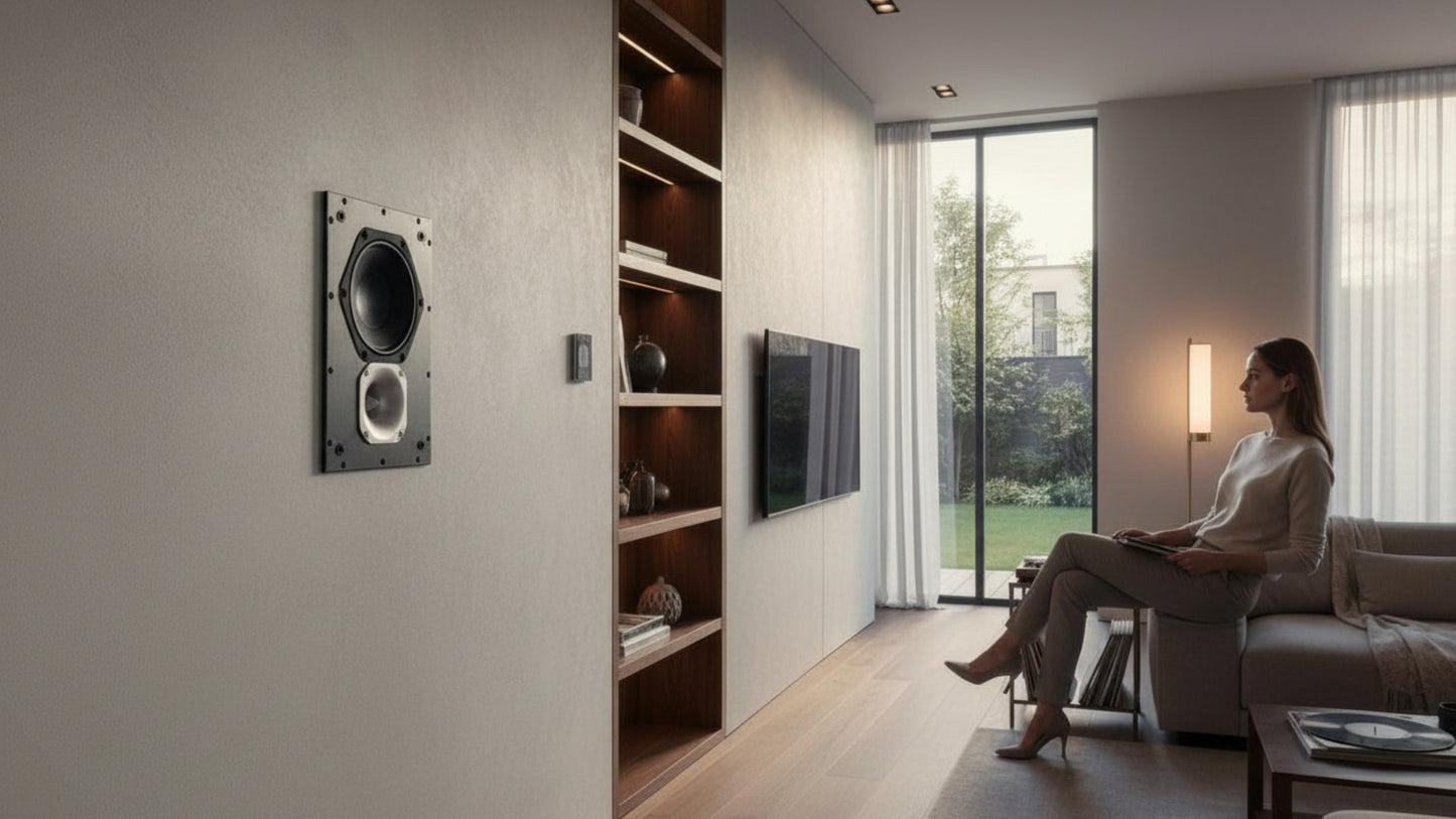 Reflektora audio skatuves pāra fāzes lineārais skaņas panelis