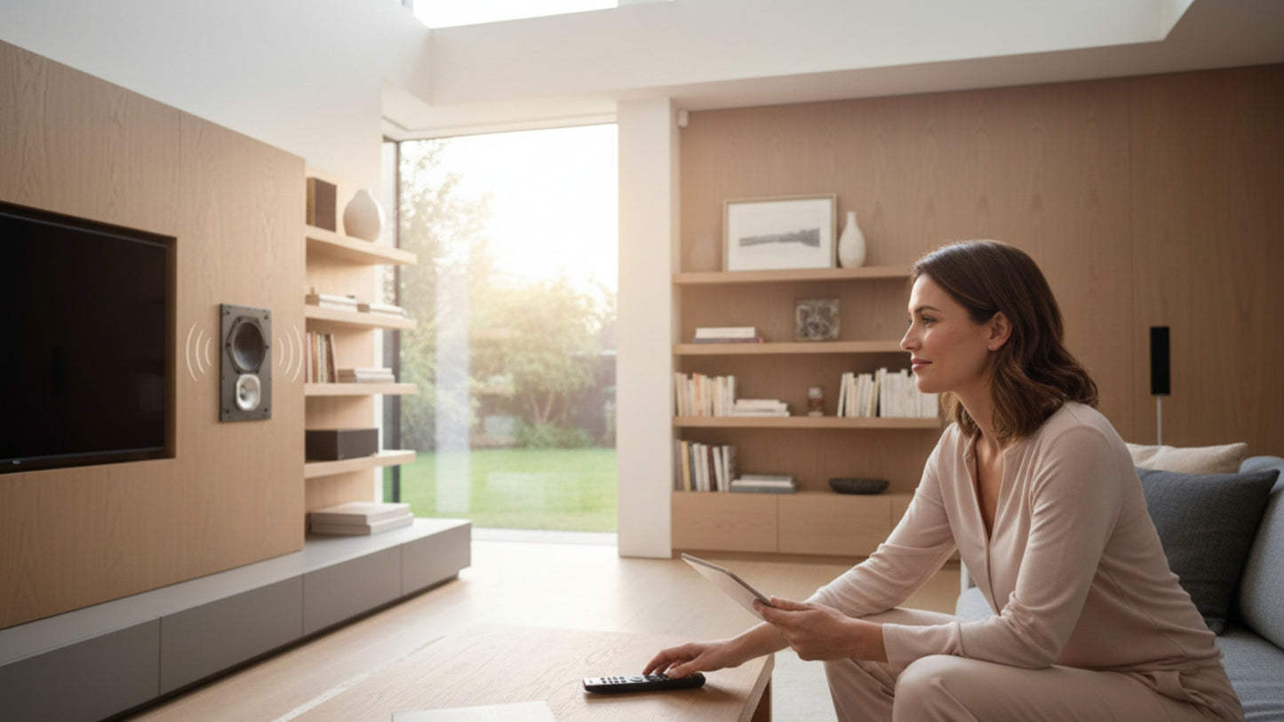 Reflektora audio skatuves pāra fāzes lineārais skaņas panelis