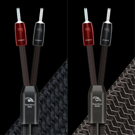 AudioQuest-Robin Hood SILVER BiWire COMBO (SILVER + BASS)-PremiumHIFI