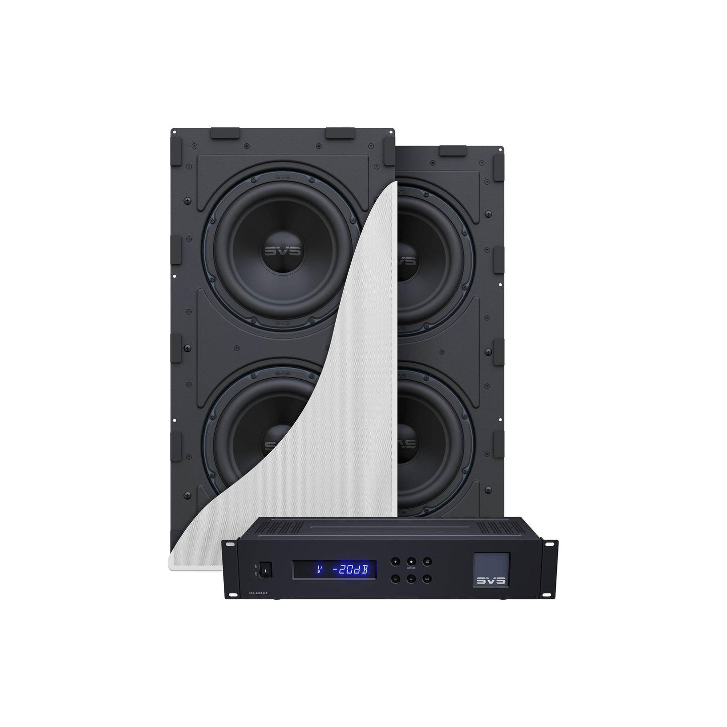 🔊 SVS 3000 IN-WALL DUAL SUBWOOFER SYSTEM 💥 Subwoofer