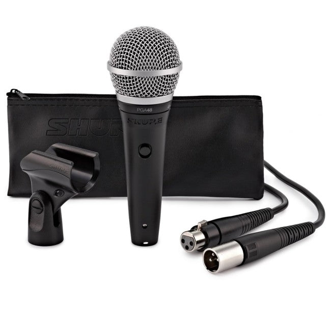Shure Dynamic microphone PGA48-XLR-E rent-🟢 PremiumHIFI audio store. We craft High Fidelity sound wherever you are