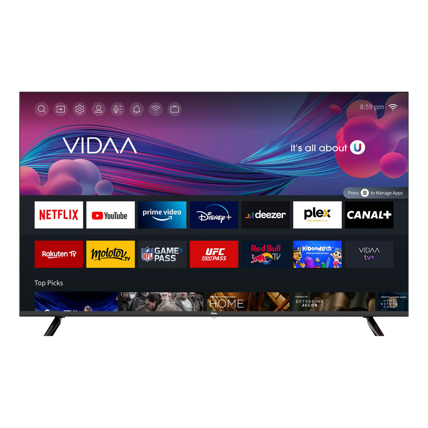 Šilelis TV-43 QLED — 4K Smart TV (43")-🟢 PremiumHIFI audio store. We craft High Fidelity sound wherever you are