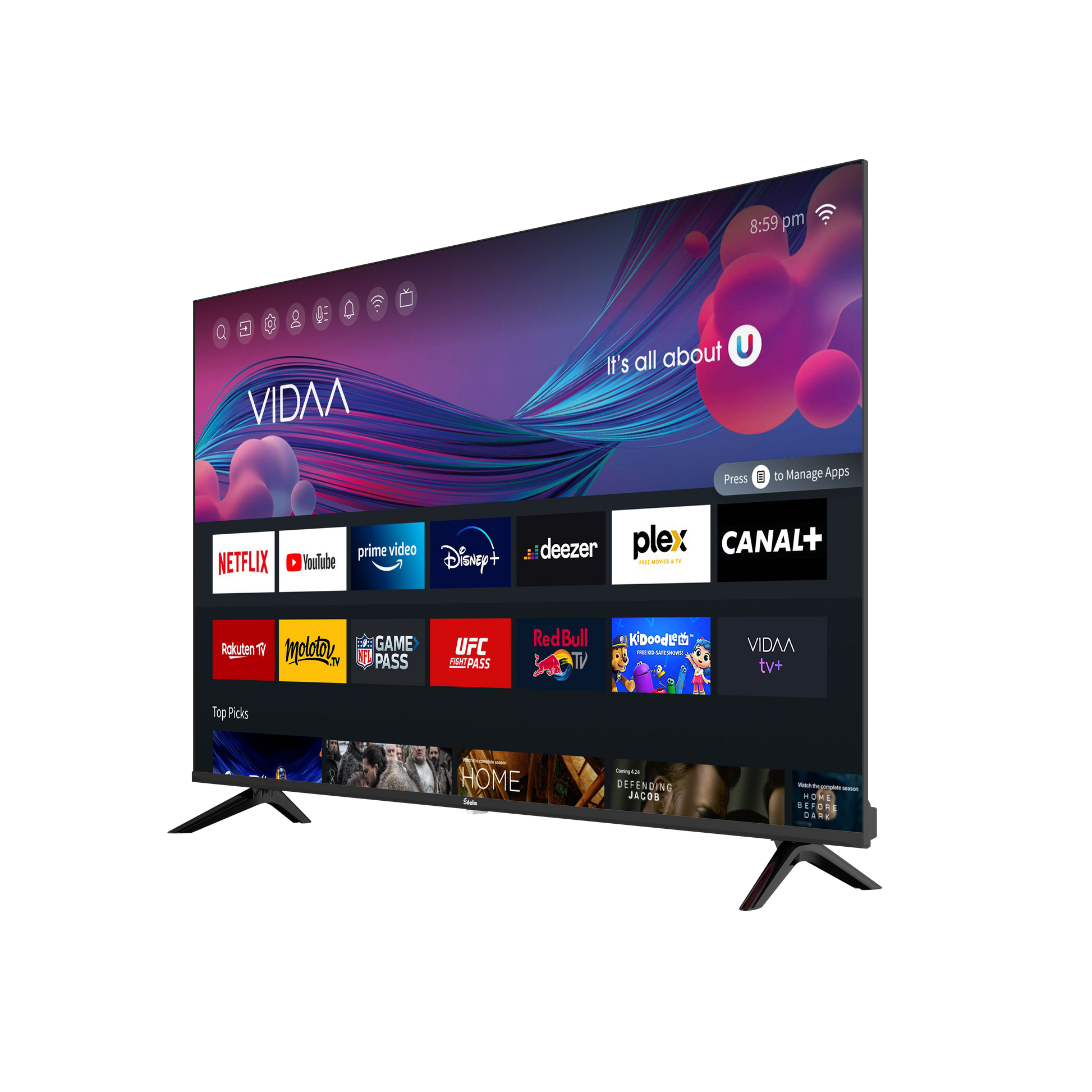 Šilelis TV-43 QLED — 4K Smart TV (43")-🟢 PremiumHIFI audio store. We craft High Fidelity sound wherever you are
