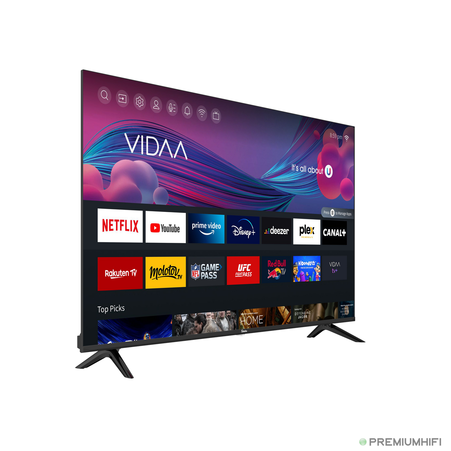 Šilelis TV-43 QLED — 4K Smart TV (43")-🟢 PremiumHIFI audio store. We craft High Fidelity sound wherever you are