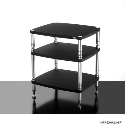 SolidSteel HF-3 fB Hyperspike High-End Audio Rack Black-🟢 PremiumHIFI audio store