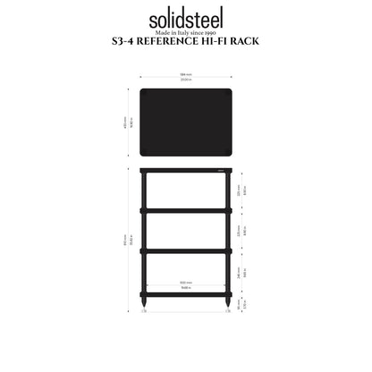 SolidSteel S3-4 Hi-Fi Audio Rack-🟢 PremiumHIFI audio store