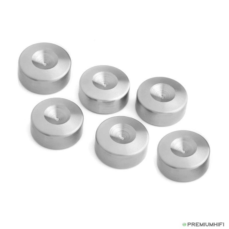 SolidSteel SS Series Mini Pads Set of 6 Floor Discs Inox-🟢 PremiumHIFI audio store