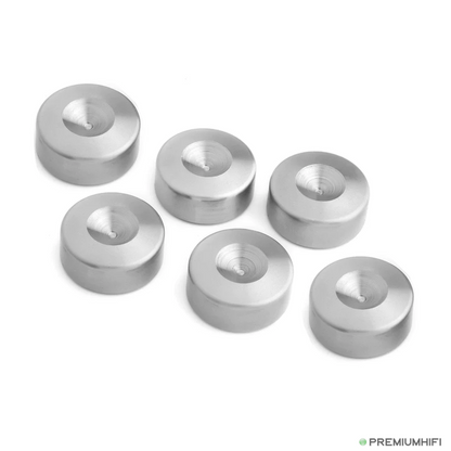 SolidSteel SS Series Mini Pads Set of 6 Floor Discs Inox-🟢 PremiumHIFI audio store