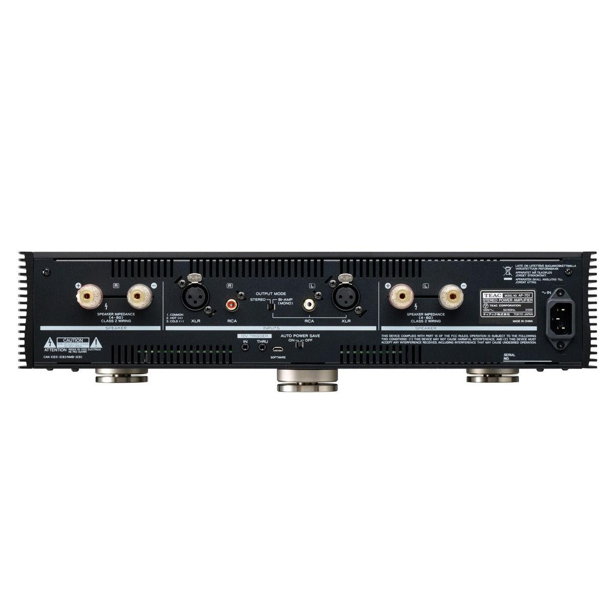 TEAC-TEAC AP-701 Stereo Power Amplifier Black-PremiumHIFI