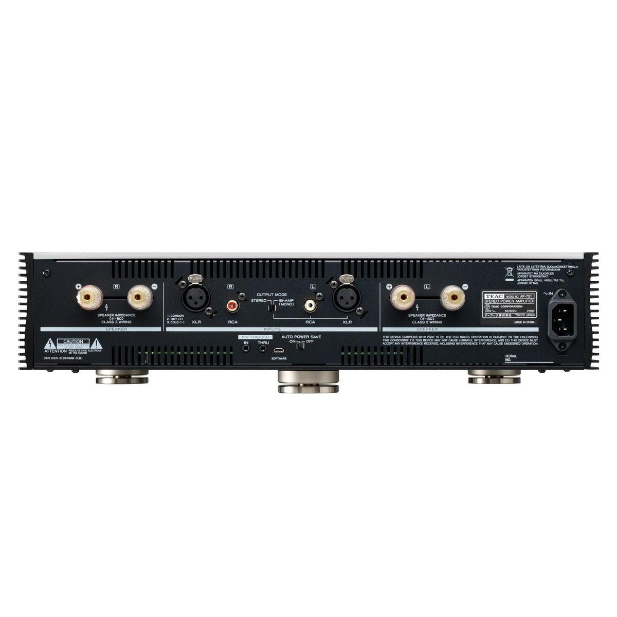 TEAC-TEAC AP-701 Stereo Power Amplifier Black-PremiumHIFI