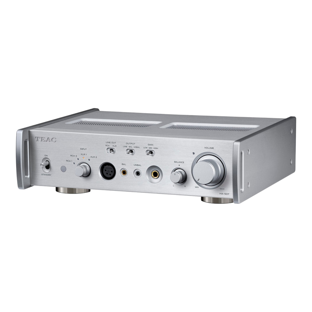 TEAC HA-507 Silver Pure Analog Headphone Amplifier / Preamplifier-🟢 PremiumHIFI audio store