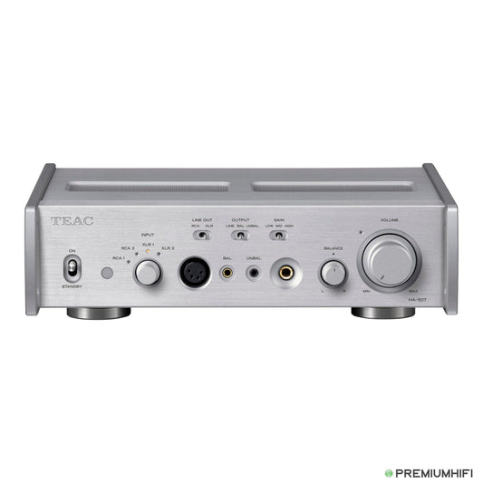 TEAC HA-507 Silver Pure Analog Headphone Amplifier / Preamplifier-🟢 PremiumHIFI audio store