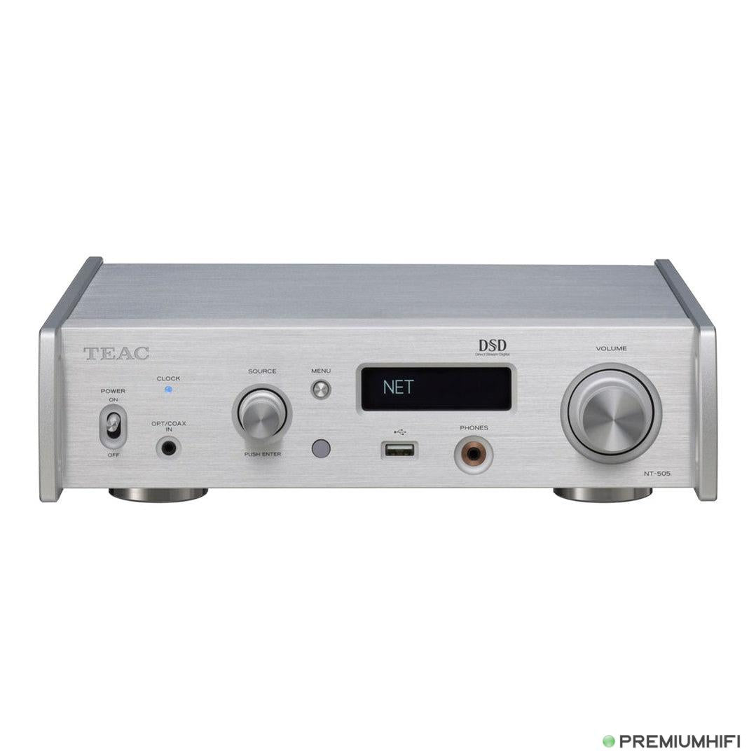 🎶 TEAC NT-505-X USB Network DAC Pre-amp Silver 🎺 Streaming & Home Media Player / DAC-🟢 PremiumHIFI audio store. We craft High Fidelity sound wherever you are