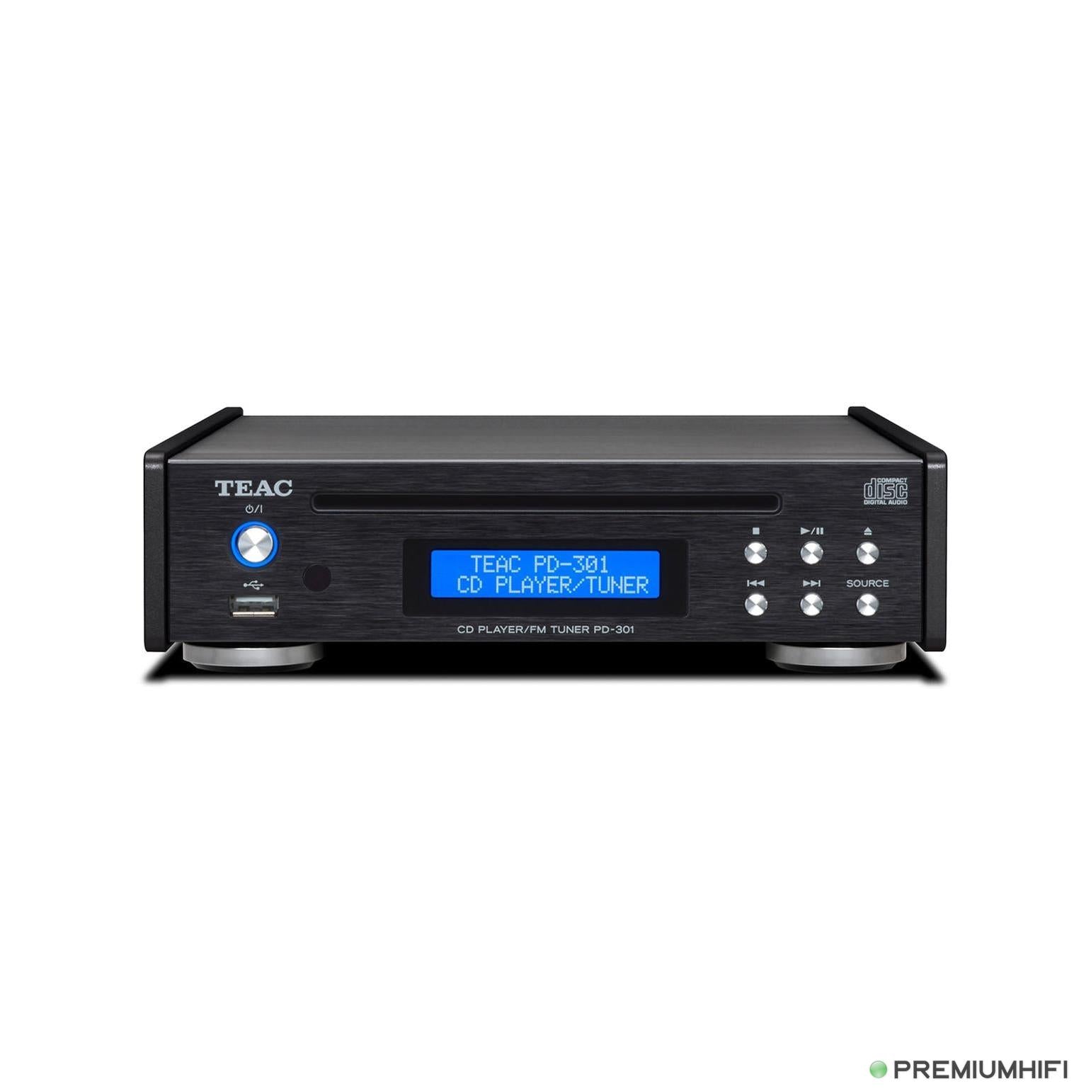 TEAC-TEAC PD-301DAB-X CD Player/DAB+/FM Black-PremiumHIFI