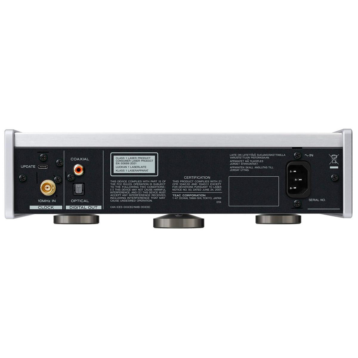 TEAC-TEAC PD-505T CD Transport Silver-PremiumHIFI