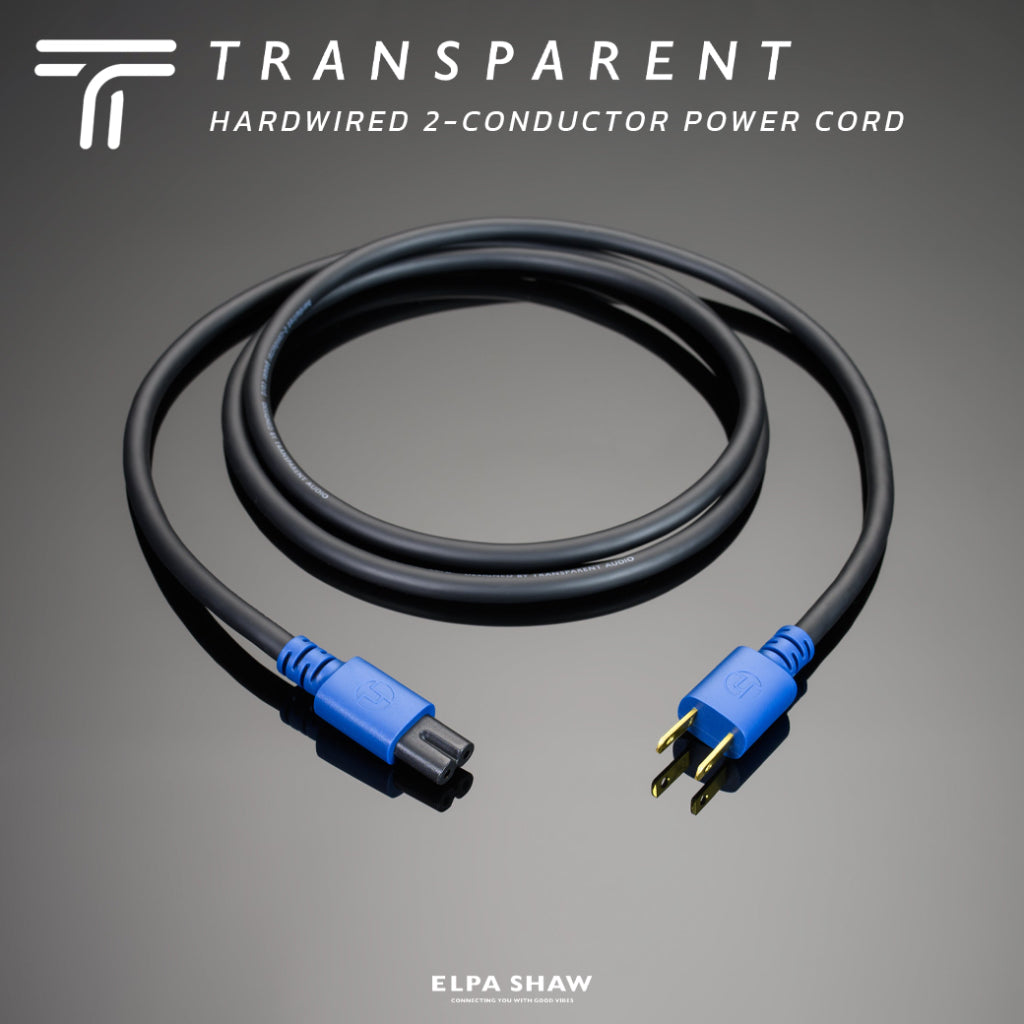 Transparent HW 2-COND C7 POWER CORD-🟢 PremiumHIFI audio store
