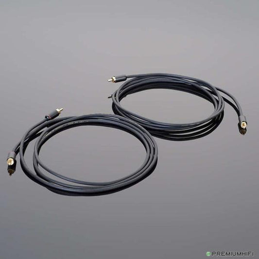 Transparent Hardwired RCA Cable-🟢 PremiumHIFI audio store