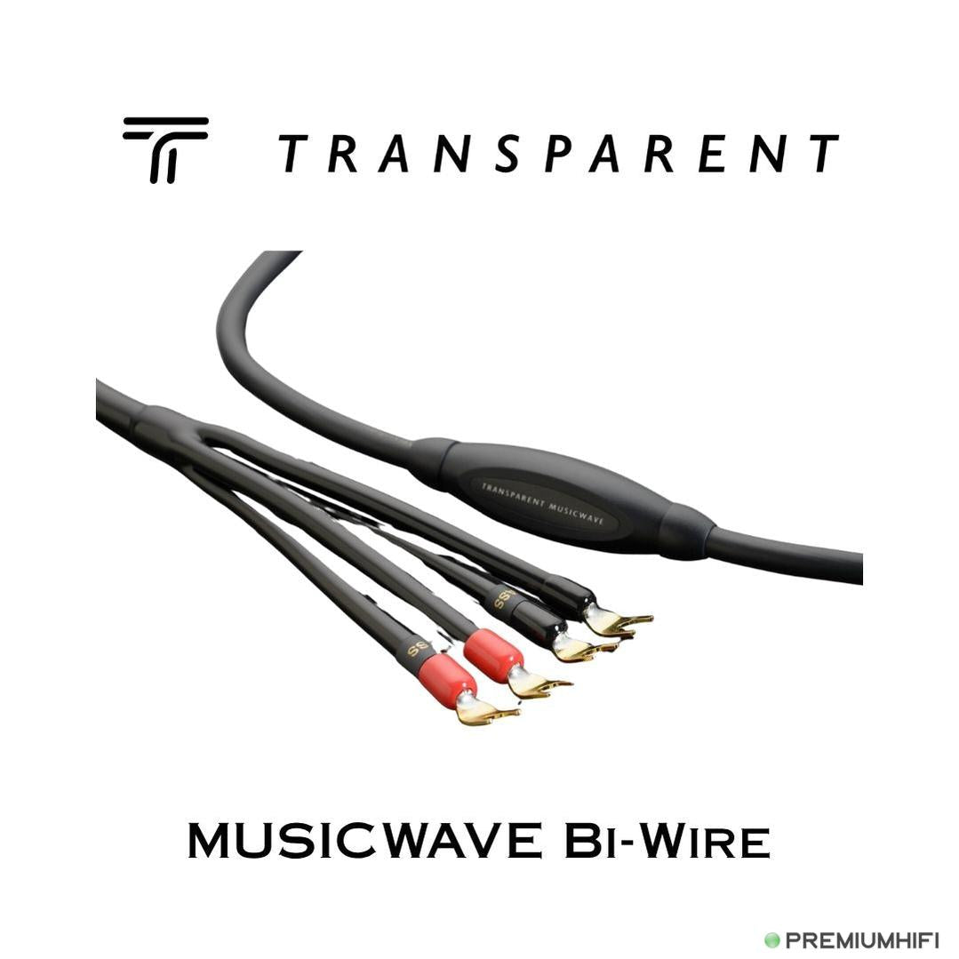 Transparent MUSICWAVE BIWIRE SC, 10FT-🟢 PremiumHIFI audio store