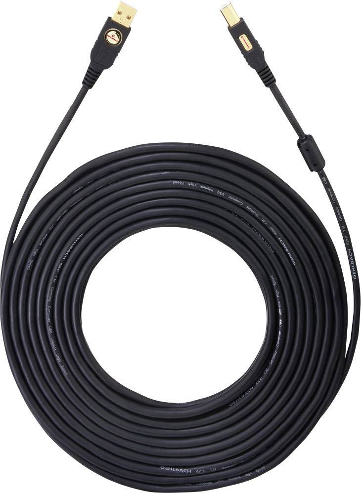 Oehlbach-USB A-B black-PremiumHIFI