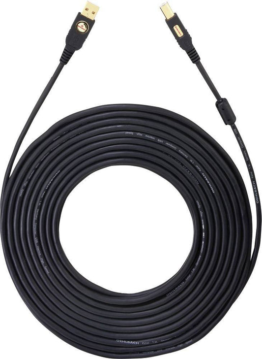 Oehlbach-USB A-B black-PremiumHIFI