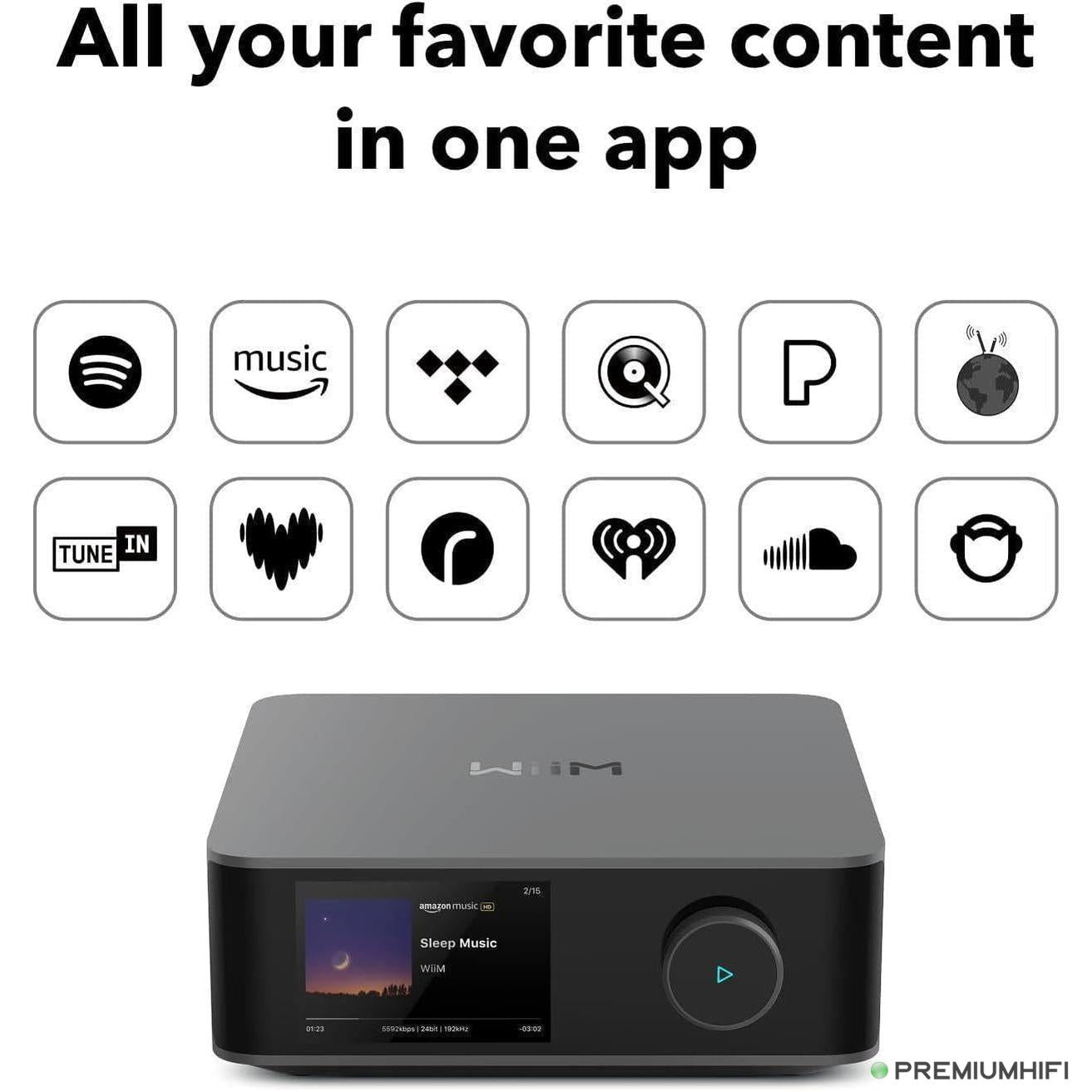 WiiM Amp Ultra – Reference Streaming Amplifier with Display