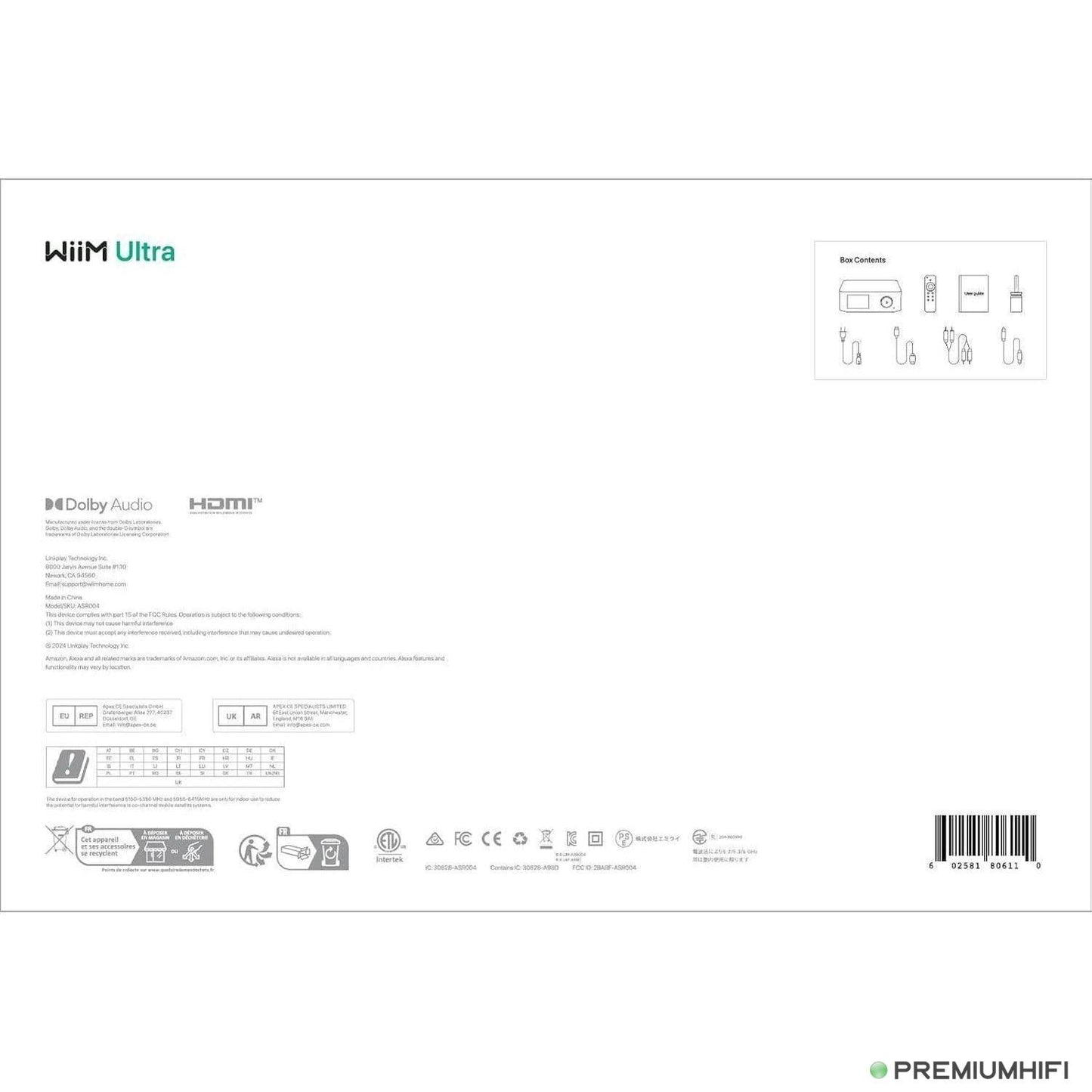 WiiM Ultra – All-in-One Hi-Res Streaming DAC with Touchscreen