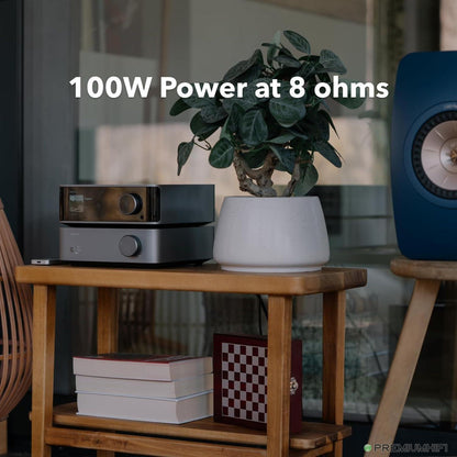 WiiM Vibelink Amp – 100W Compact Integrated Amplifier