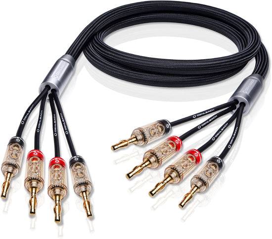 Oehlbach-XXL FusionFour PAIR LS CABLE FOR BI-AMPING banana-PremiumHIFI