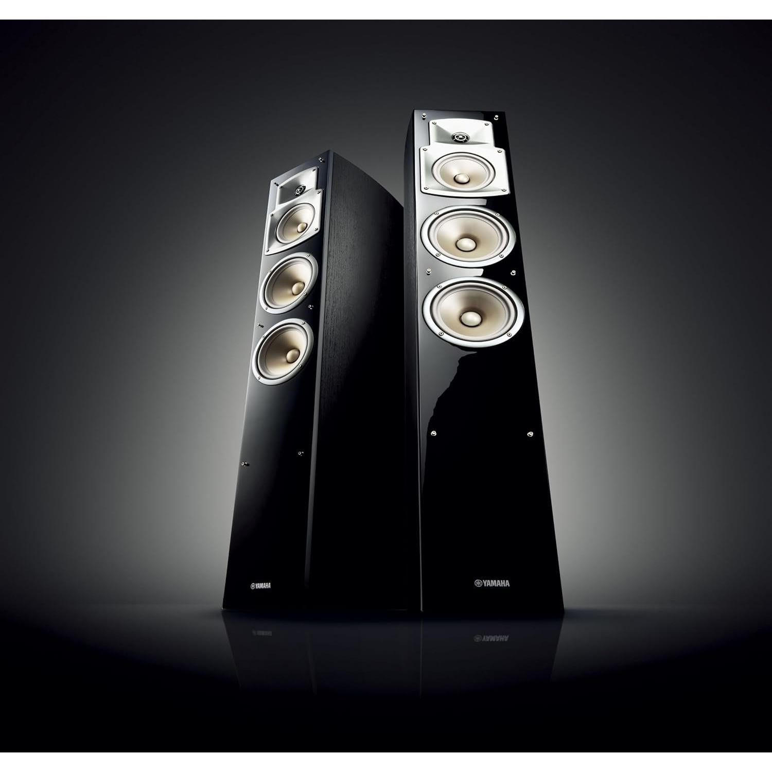 Yamaha NS-F350 Floorstanding Speakers (Pair) (Black)-🟢 PremiumHIFI audio store