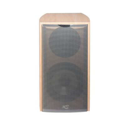 Antigua MC170 stand mount, dark oak, brushed black (pair) - PremiumHIFI