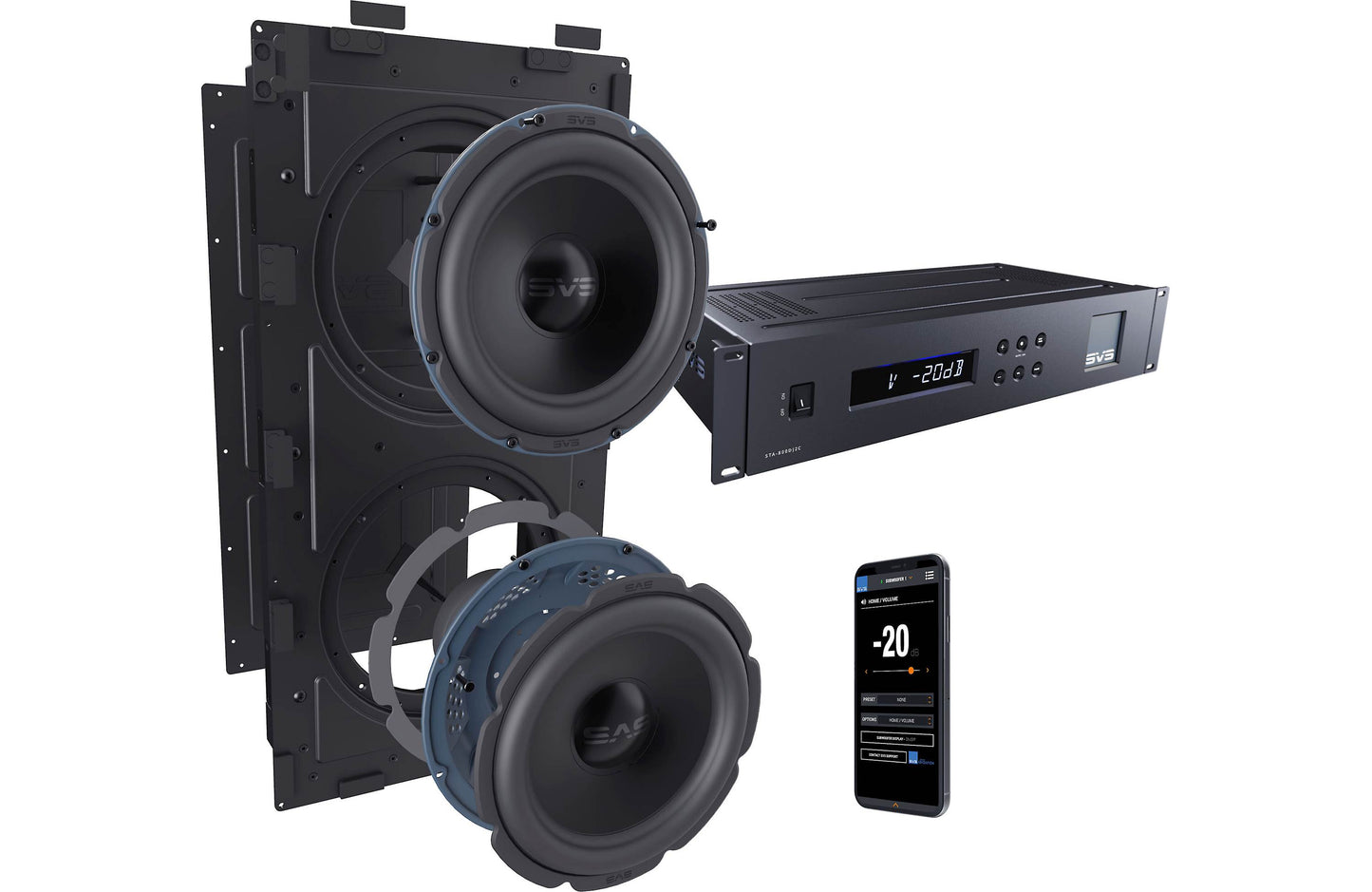 3000 IN-WALL SINGLE SUBWOOFER SYSTEM