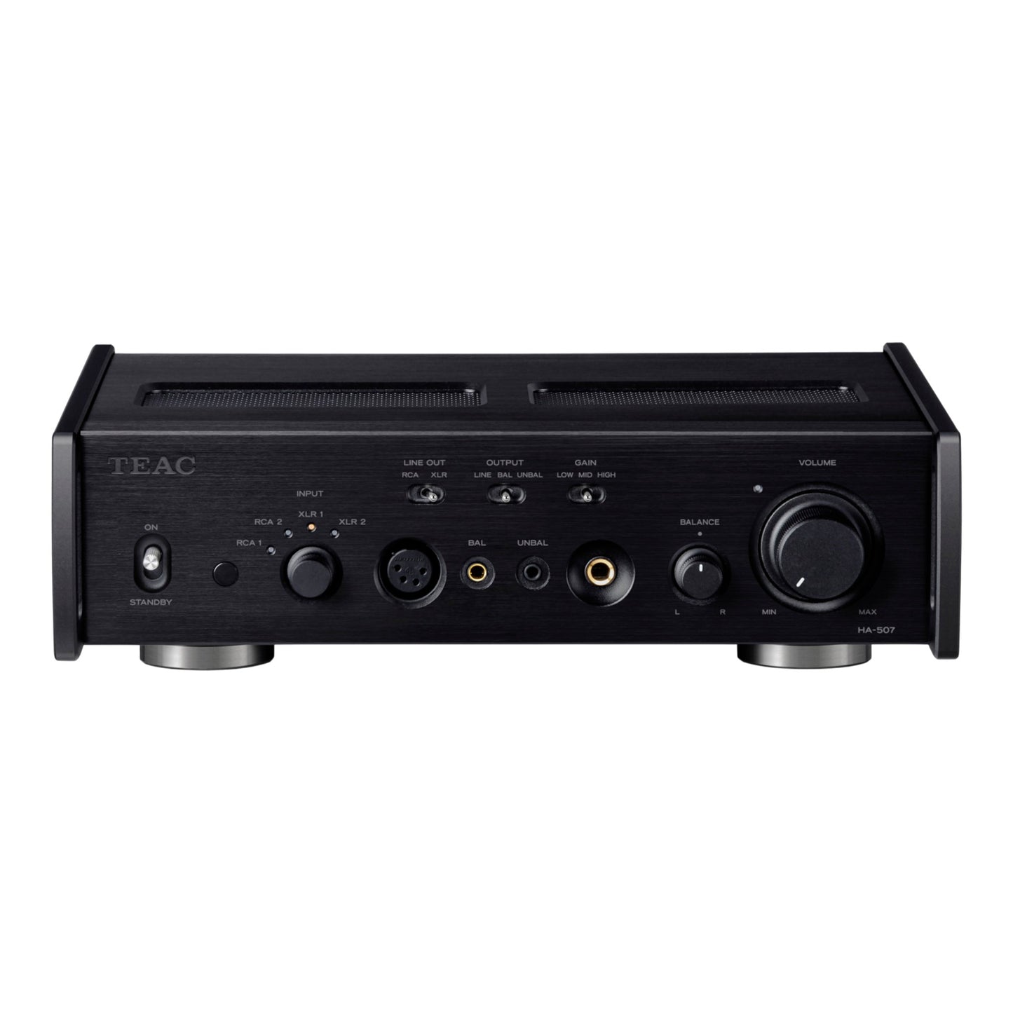 TEAC HA-507 Silver Pure Analog Headphone Amplifier / Preamplifier