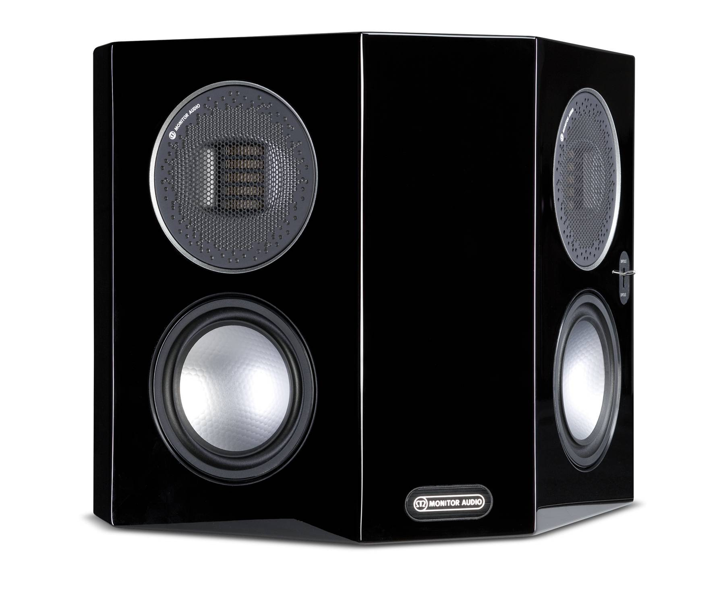 Monitor Audio-Monitor Audio Gold FX Piano Black (5G) hi fi surround speakers pair-PremiumHIFI