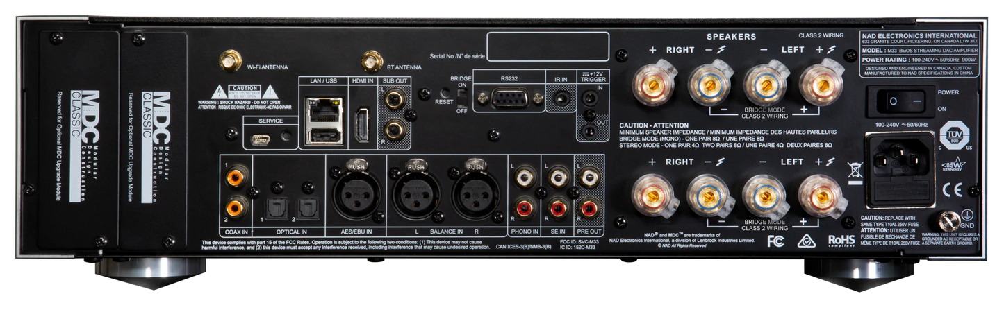 nad-NAD M33 BluOS Streaming Amplifier-PremiumHIFI