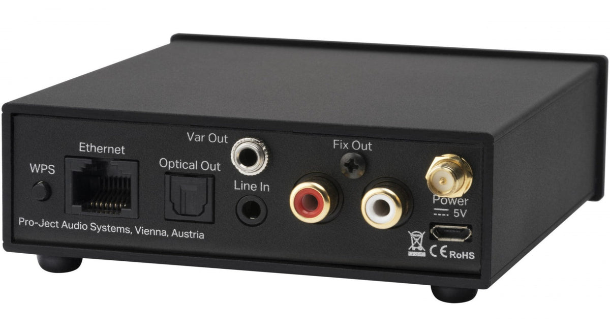 Pro-Ject Stream Box S2 Black rear panel