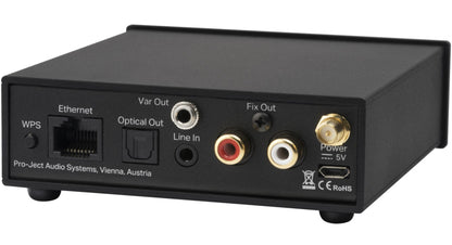Pro-Ject Stream Box S2 Black rear panel