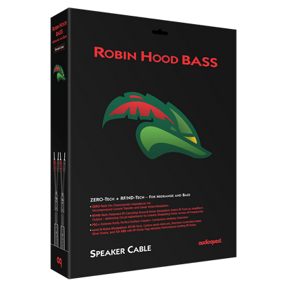 Robin Hood BASS-speakers cable ready-AudioQuest-PremiumHIFI